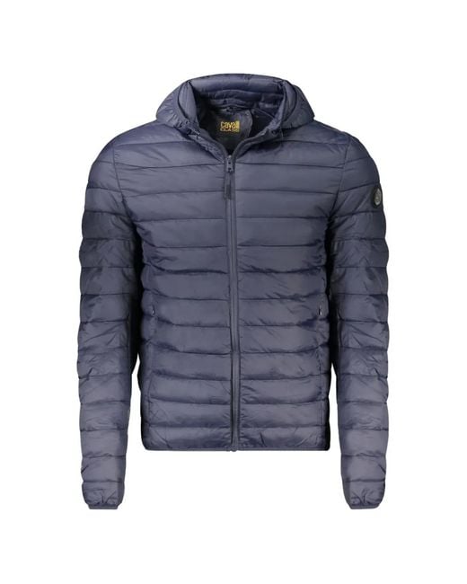 Roberto Cavalli Blue Zip-Up Jacket for men