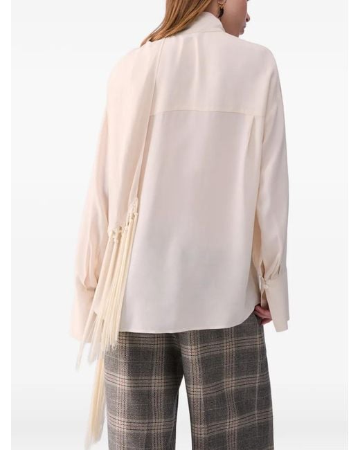 Liu Jo Pink Shirt With Scarf