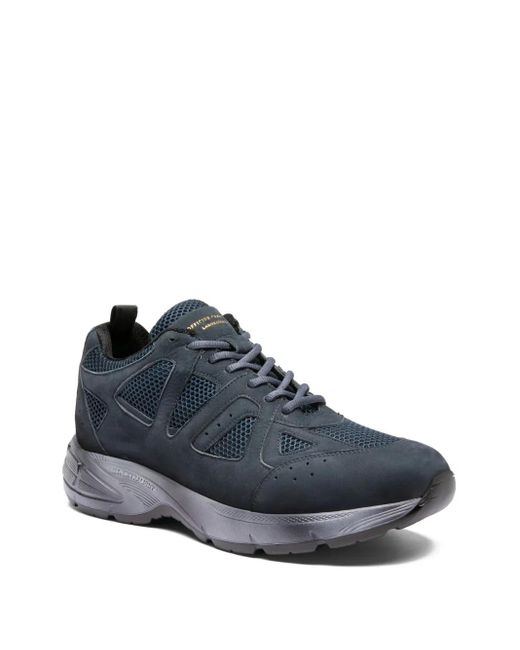 Officine Creative Blue Mesh Panelled Sneakers for men
