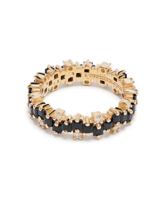 Suzanne Kalan Metallic 18Kt Sapphire And Diamond Ring