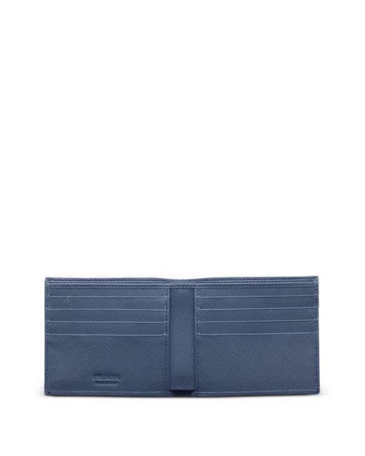 Prada Blue Saffiano Leather Wallet for men