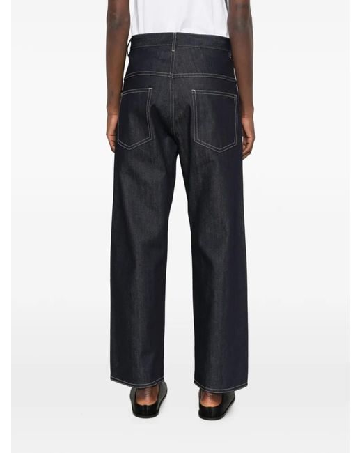Sofie D'Hoore Gray Phill Contrast-Stitch Jeans