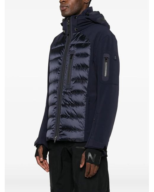 Bogner Blue Zoran Padded Ski Jacket for men