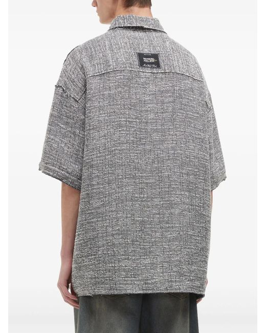 Musium Div. Gray Oversized Shirt for men