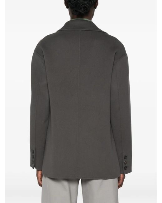 Max Mara Black Single-Breasted Wool Blazer