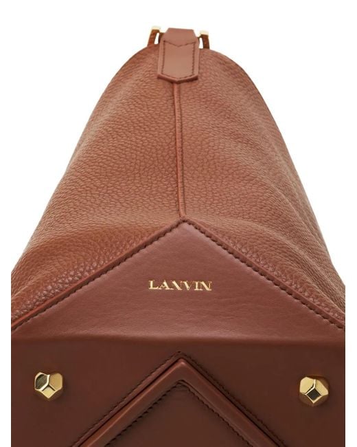 Lanvin Brown Leather Bucket Bag