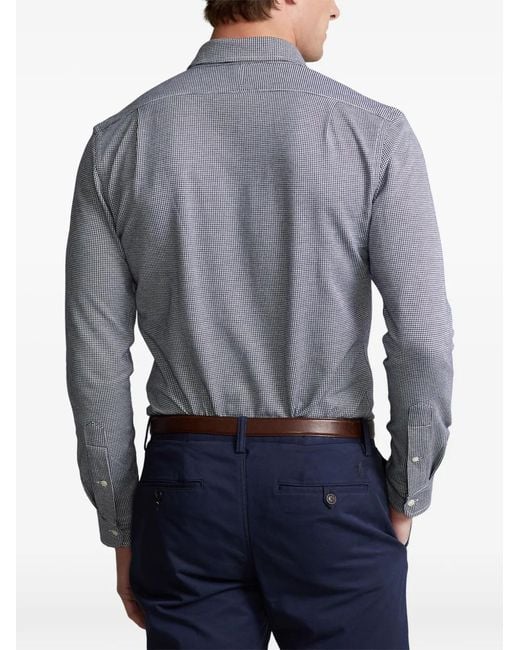 Polo Ralph Lauren Gray Chemise À Manches Longues for men
