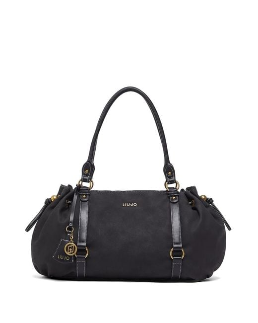 Liu Jo Black Large Shoulder Bag