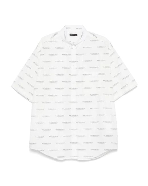 Balenciaga White Acetate Sunglasses for men