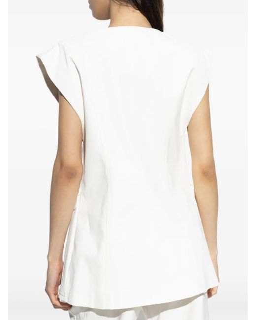 IRO Mouwloze Blazer in het White