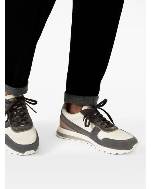 Brunello Cucinelli White Sneakers for men