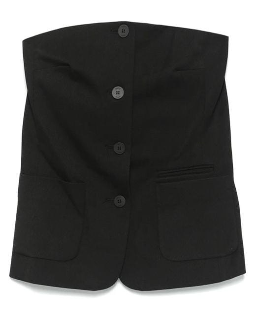 Staud Black Brigade Top