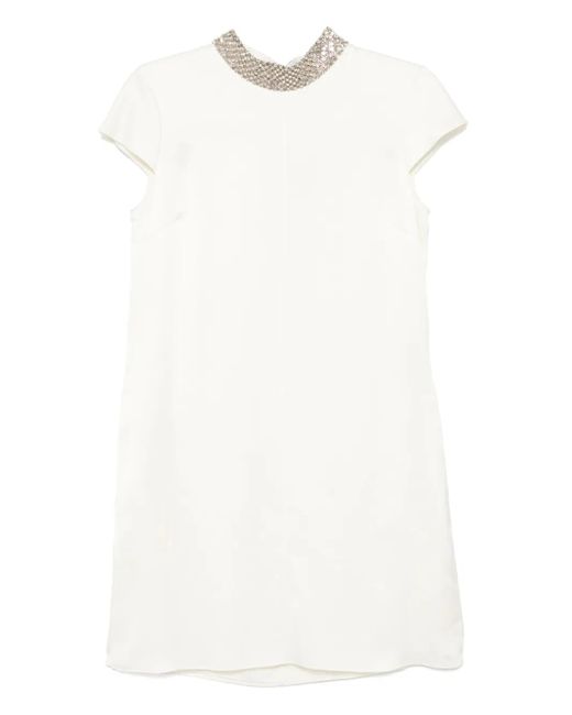 Tom Ford White Short-Sleeves Mini Dress