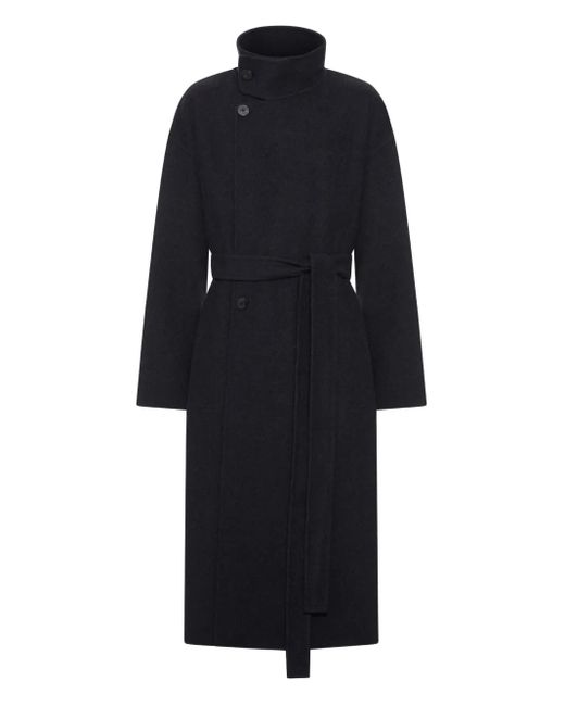 Fear Of God Blue High Neck Wool Coat for men