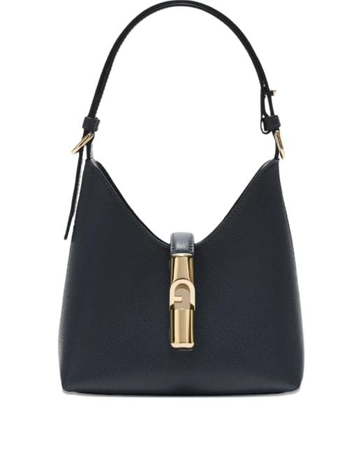 Furla Black Medium Goccia Curved-Top Tote Bag