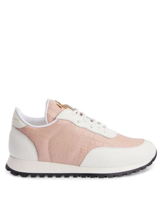 Giuseppe Zanotti Pink Jimi Running Sneakers