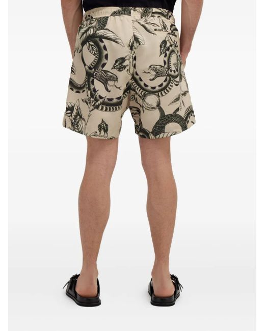 Short De Bain Imprimé À Lien De Resserrage Roberto Cavalli pour homme en coloris Natural