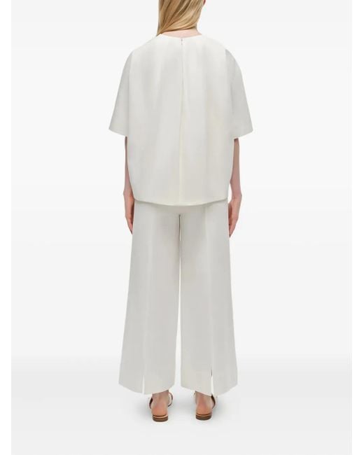 Haut Aude À Manches Courtes Jonathan Simkhai en coloris White