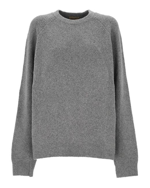 メンズ Woolrich ラグランスリーブ ウールセーター Gray