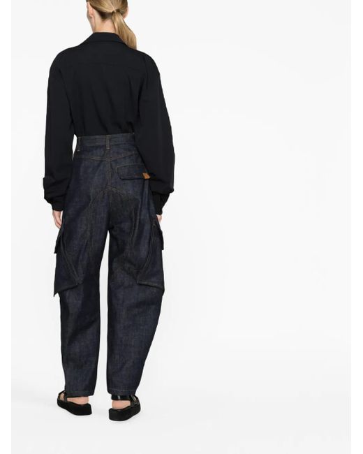 Lemaire Wollen Blouse in het Black