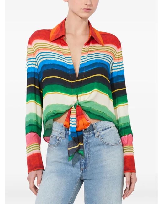 Camisa Hannon Alice + Olivia de color Green