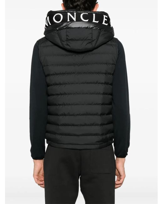 Chaleco Bourget Moncler de hombre de color Black