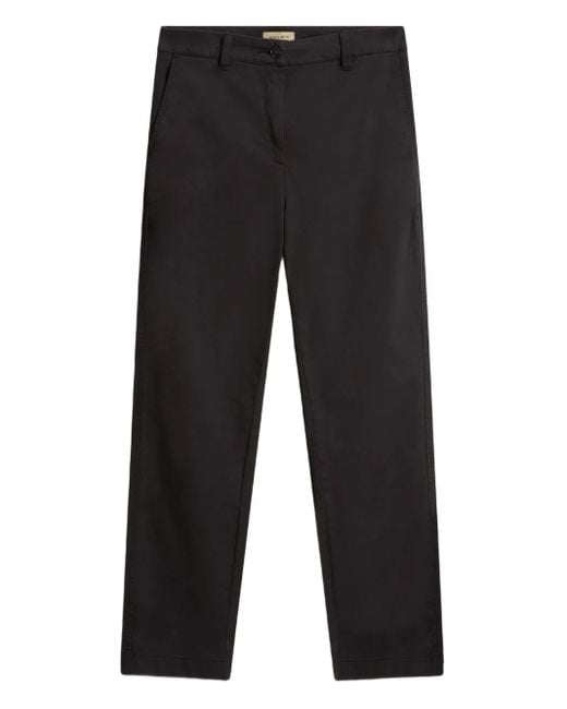 Woolrich Black Zip-Fly Canvas Trousers