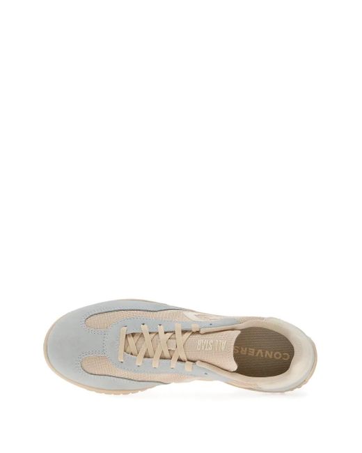 Converse White Bridal Logo-Patch Sneakers