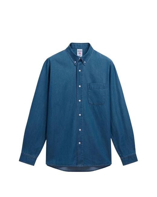 Camicia Benjamin di Sebago in Blue