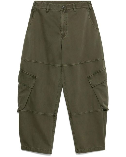 FRAME Green Bubble Cargo Pants