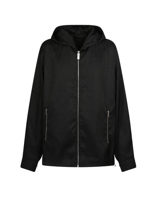 Givenchy Black Nylon Windbreaker for men