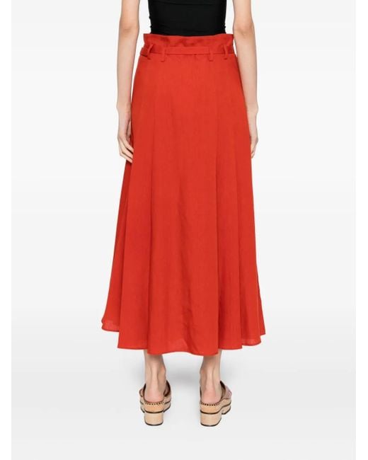 Gabriela Hearst Dugald スカート Red