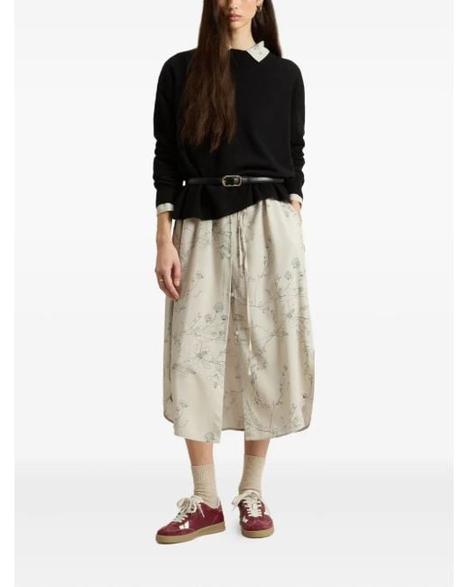 Woolrich Black Relaxed Fit Sweater With Crew Neckline