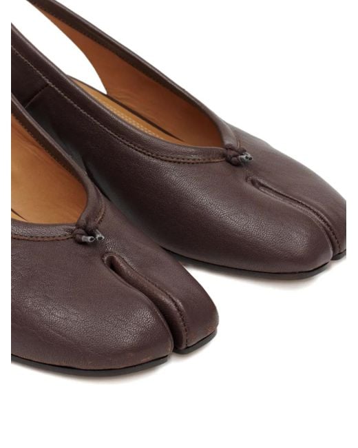 Maison Margiela Brown 30Mm Tabi Pumps