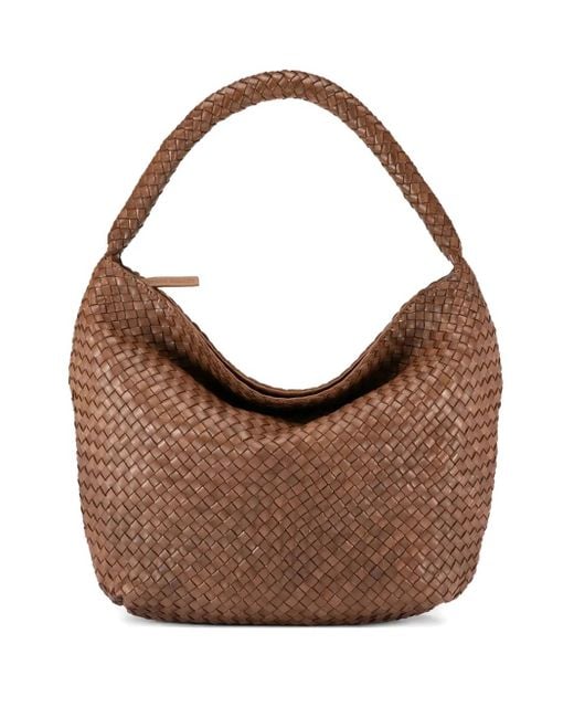 Officine Creative Brown Oc Class/9 Woven Shoulder Bag
