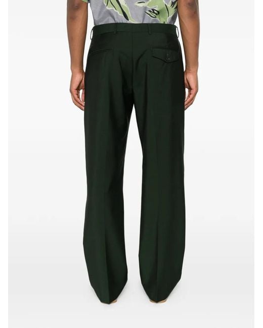 Paul Smith Gray Pressed-Crease Tailored Trousers for men