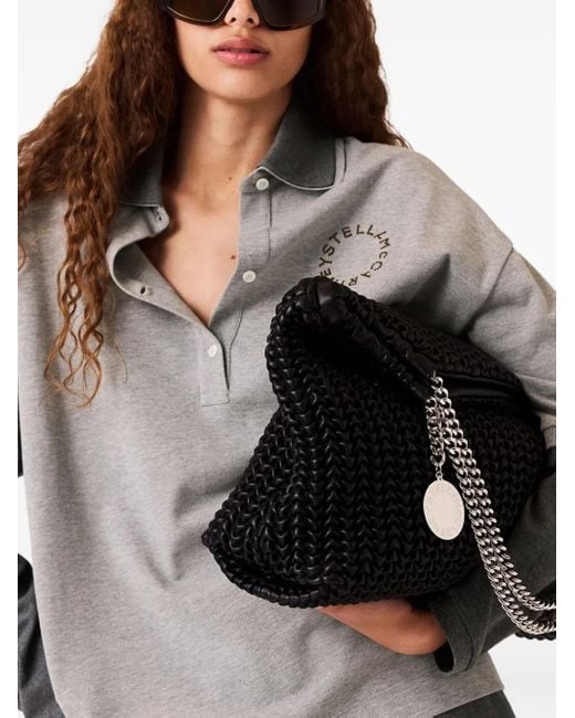 Stella McCartney Gray Long-Sleeve Polo Top