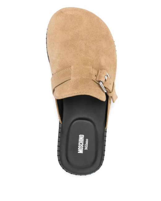 メンズ Moschino スエード サンダル Natural