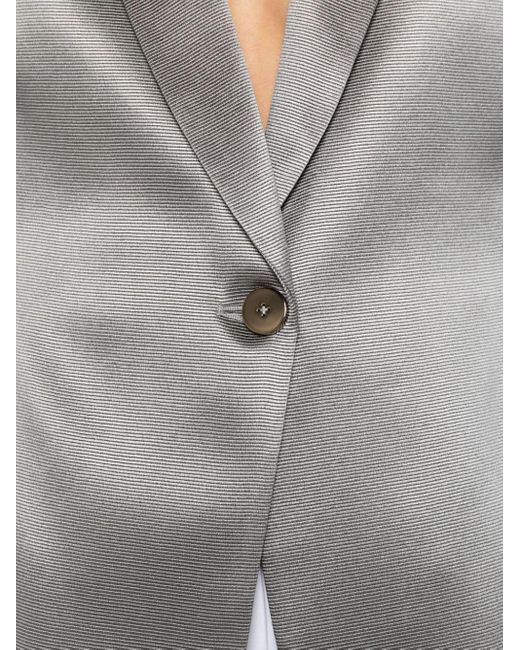 Blazer con botones Giorgio Armani de color Gray