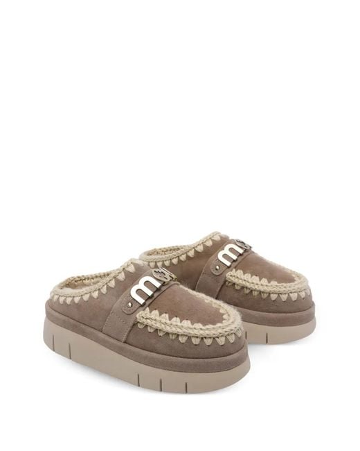 Mou Brown 35Mm Bounce Mules