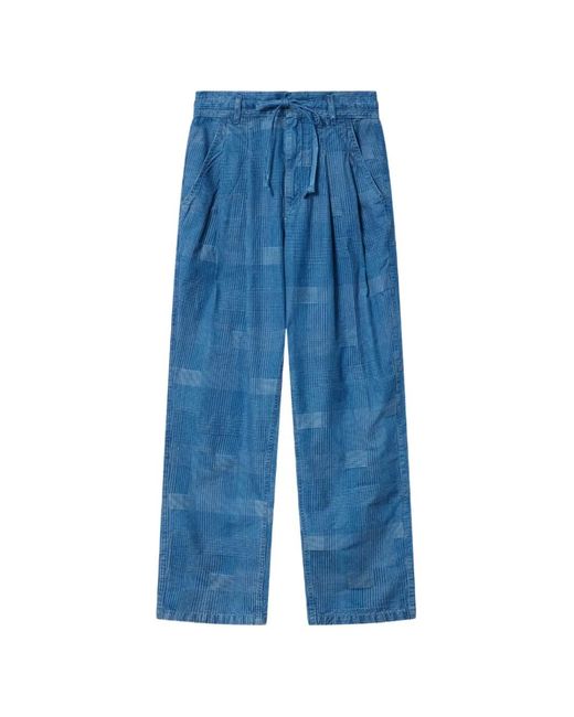 Isabel Marant Blue Denzey Pants for men