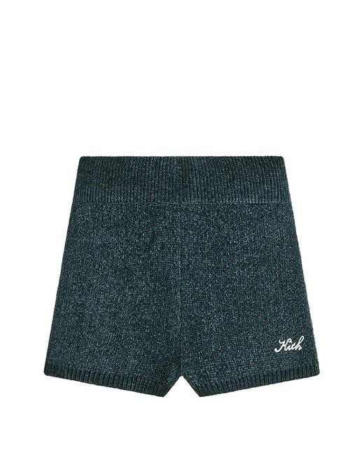 Kith Green Mica Sweater Knitted Mini Shorts