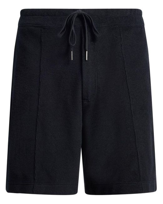 Tom Ford Blue Towelling-finish Deck Shorts for men