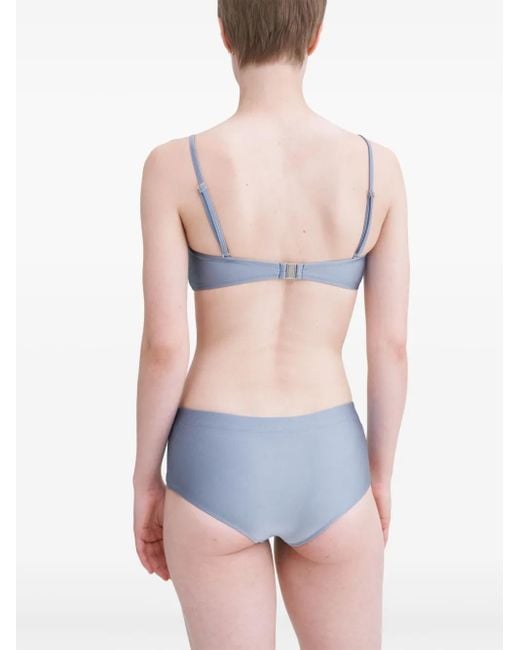 Top Bikini Shimmer A Fascia di Filippa K in Blue