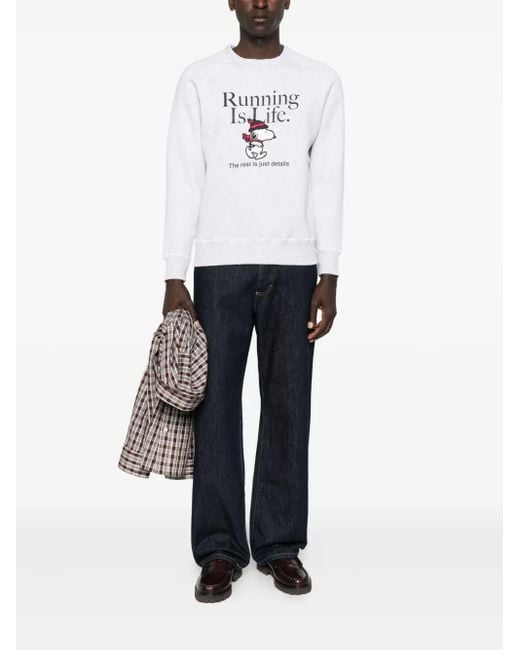 In The Box White Snoopy-Graphic Sweatshirt for men