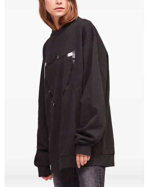 HTC Blue Logo-Print Sweatshirt