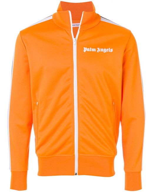Palm Angels Orange Classic Track Jacket for men