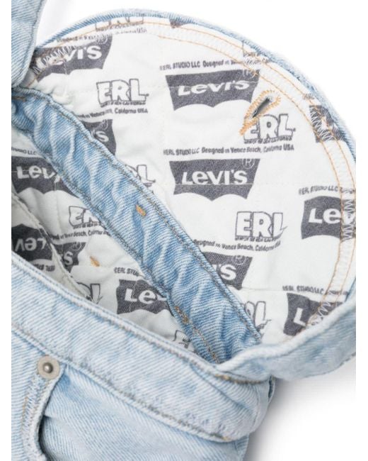 ERL Blue X Levi's® Schultertasche aus Denim