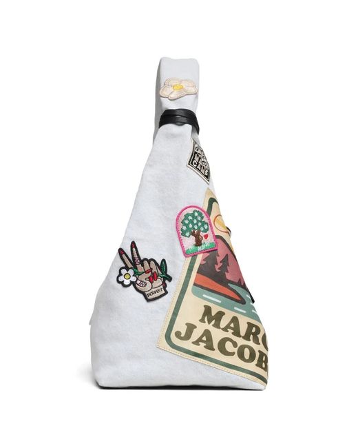 Marc Jacobs Blue The Camp Patchwork Tote Bag