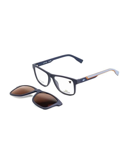 Lacoste Brown Logo-Print Glasses for men
